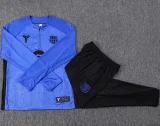 2025-26 BAR Blue Half Pull Tracksuit #B25112(半拉链)