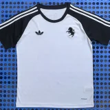 2025-26 JUV White Training shirts (黑袖)