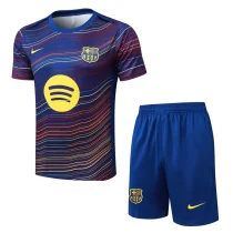 2025-26 BAR Fancy blue Training Short Suit #D25226