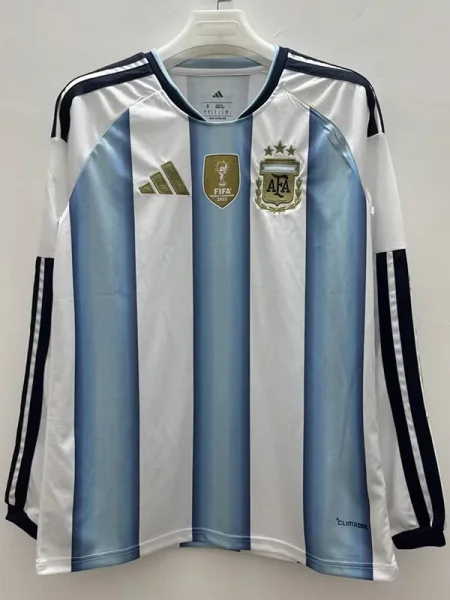 26-27 Argentina Home Long Sleeve Soccer Jersey (长袖)