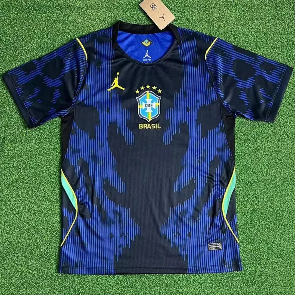 26-27 Brazil Blue Fans Soccer Jersey