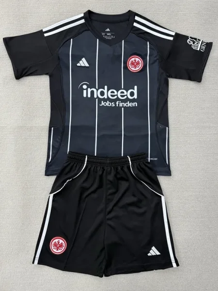 2025-26 Frankfurt Black Kids Soccer Jersey