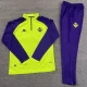 2025-26 Fiorentina Green Half Pull Tracksuit (Pants Have Pocket)(半拉链)