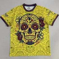 2025-26 Club America Yellow Halloween Fans Soccer Jersey