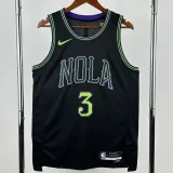 2025-26 Pelicans POOLE #3 Black City Edition Top Quality Hot Pressing NBA Jersey
