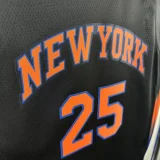 2025-26 KNICKS BRIDGES #25 Black Top Quality Hot Pressing NBA Jersey