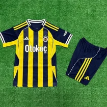 2025-26 Fenerbahce Home Kids Soccer Jersey