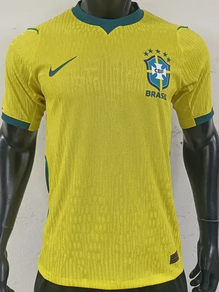 26-27 Brazil Yellow Player Version Soccer Jersey