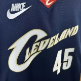 2025-26 Cleveland Cavaliers MITCHELL #45 Royal blue Retro Top Quality Hot Pressing NBA Jersey (V领)