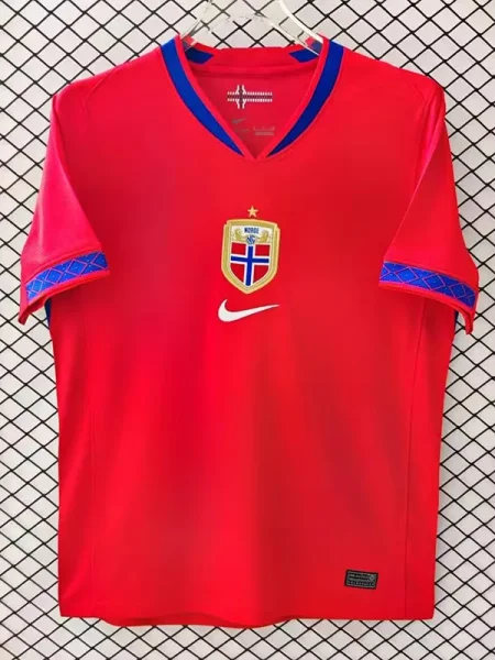 2025-26 Norway Home Fans Soccer Jersey