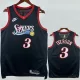 2025-26 76ERS IVERSON #3 Black Top Quality Hot Pressing NBA Jersey (V领)