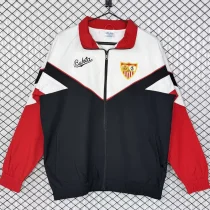 1992-1993 Sevilla White Black Retro Windbreaker