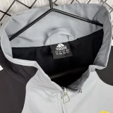 2004-2005 RMA Gray Black Retro Windbreaker