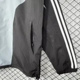 2004-2005 RMA Gray Black Retro Windbreaker