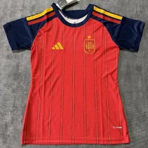 26-27 Spain Home Women Soccer Jersey (女)
