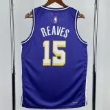 2025-26 Lakers REAVES #15 Purple Top Quality Hot Pressing NBA Jersey (Trapeze Edition) 飞人版