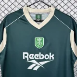 2000-2001 Sporting Lisbon Dark Green Retro Training shirts