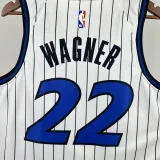 2025-26 Magic WAGNER #22 White Top Quality Hot Pressing NBA Jersey(条纹)