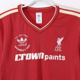 1986-1987 LIV Home Long Sleeve Retro Soccer Jersey (长袖)