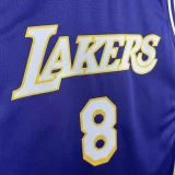 2025-26 Lakers BRYANT #8 Purple Top Quality Hot Pressing NBA Jersey (Trapeze Edition) 飞人版
