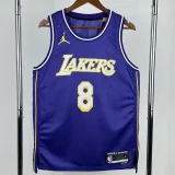 2025-26 Lakers BRYANT #8 Purple Top Quality Hot Pressing NBA Jersey (Trapeze Edition) 飞人版