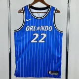 2025-26 Magic WAGNER #22 Blue Top Quality Hot Pressing NBA Jersey(条纹)
