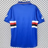 2003-2004 Sampdoria Home Retro Soccer Jersey