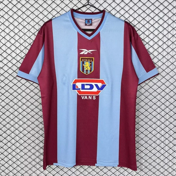 1999-2000 Aston Villa Home Retro Soccer Jersey