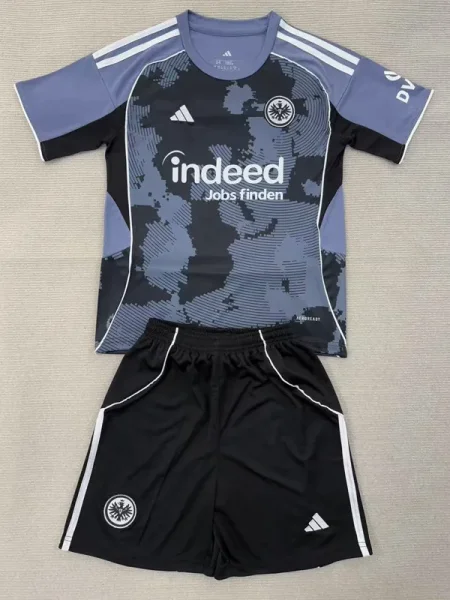 2025-26 Frankfurt Third Kids Soccer Jersey