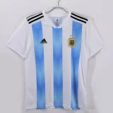 2018 Argentina Home Retro Soccer Jersey