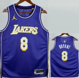 2025-26 Lakers BRYANT #8 Purple Top Quality Hot Pressing NBA Jersey (Trapeze Edition) 飞人版