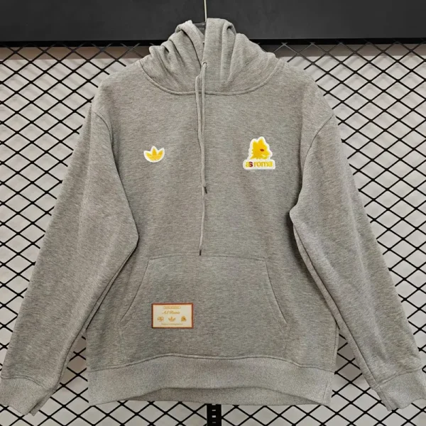 2025-26 Roma Grey Hoody 灰色(加绒)