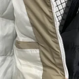 2025-26 LT871 NK Khaki White Hooded Cotton Coat #棉衣