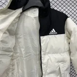 2025-26 X9001 AD Black White Hooded Cotton Coat #棉衣