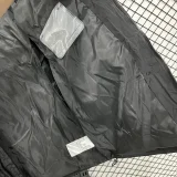 2025-26 X9001 AD Black Hooded Cotton Coat #棉衣