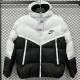 2025-26 CV003 NK White Black Hooded Cotton Coat #棉衣