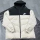 2025-26 XD9901 NK Black White Hooded Cotton Coat #棉衣