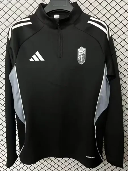 2025-26 Granada Black Half Pull Sportswear Top #半拉上衣