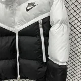 2025-26 CV003 NK White Black Hooded Cotton Coat #棉衣