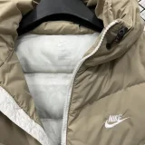 2025-26 LT871 NK Khaki White Hooded Cotton Coat #棉衣
