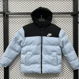 2025-26 XD9901 NK Black Green Hooded Cotton Coat #棉衣