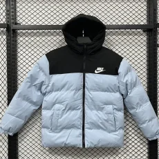 2025-26 XD9901 NK Black Green Hooded Cotton Coat #棉衣