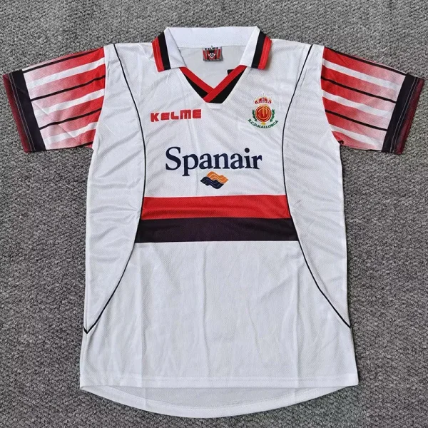 1997-1999 Mallorca White Retro Soccer Jersey