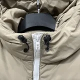 2025-26 LT871 NK Khaki White Hooded Cotton Coat #棉衣