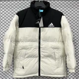2025-26 X9001 AD Black White Hooded Cotton Coat #棉衣
