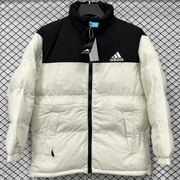 2025-26 X9001 AD Black White Hooded Cotton Coat #棉衣