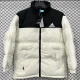 2025-26 X9001 AD Black White Hooded Cotton Coat #棉衣