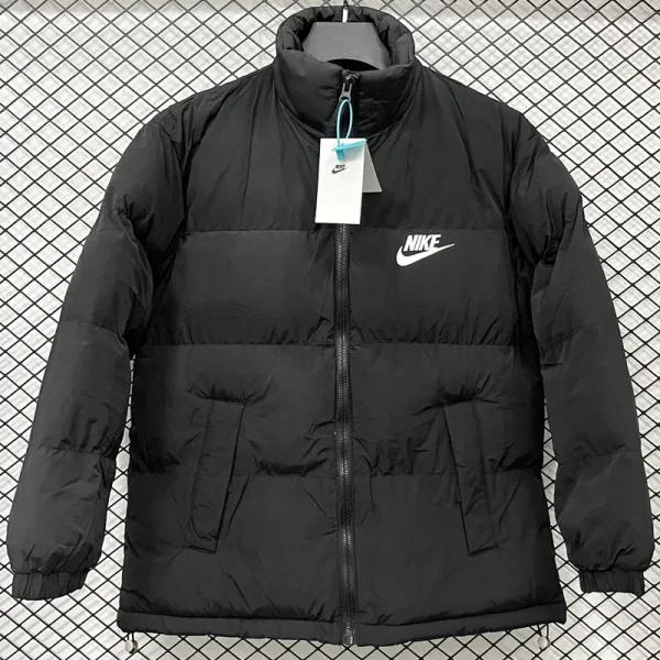 2025-26 X9002 NK Black Hooded Cotton Coat #棉衣