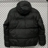 2025-26 CV003 NK Black Hooded Cotton Coat #棉衣