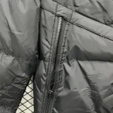 2025-26 CV003 PSG Jordan Black Hooded Cotton Coat #棉衣